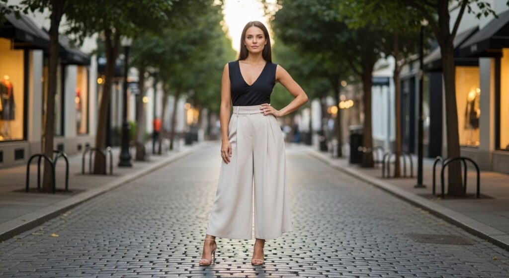 Jaki dekolt dla figury gruszki? Równoważ proporcje