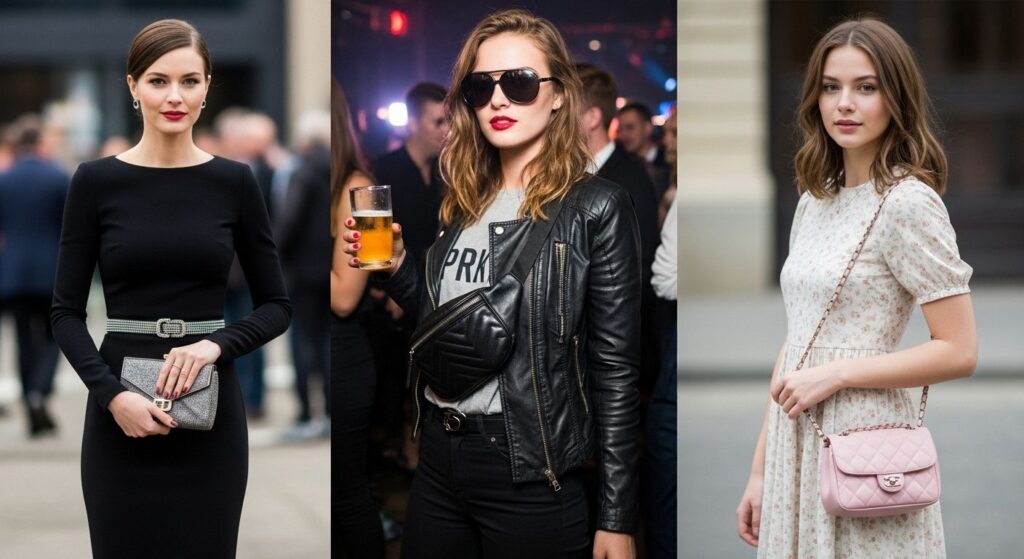 Torebka na wieczór – kopertówka, nerka czy mini torebka na łańcuszku?