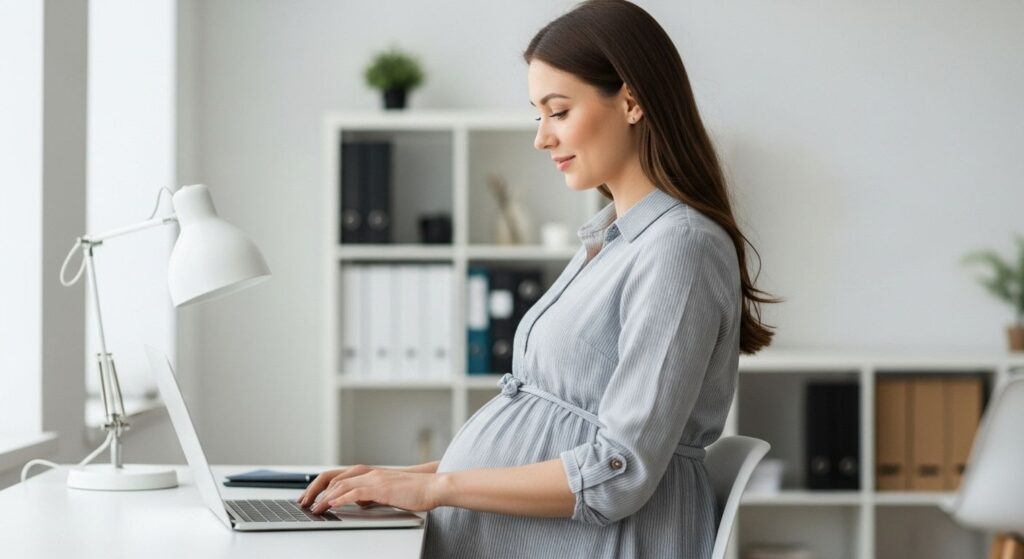 Sukienka ciążowa do pracy