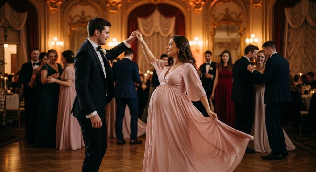 Sukienka ciążowa na wesele