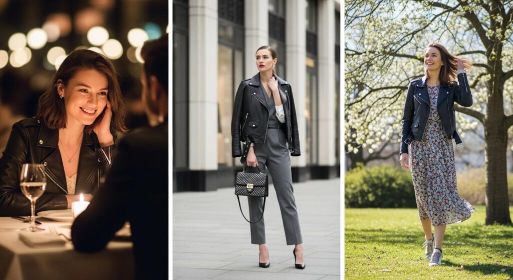 Z czym nosić ramoneskę? 10 stylizacji na różne okazje