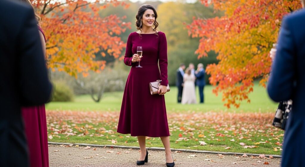 Sukienka na jesienne wesele