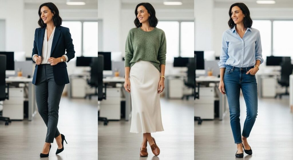 Jakie buty pasują do stylu business casual? Obcasy, loafersy, baleriny