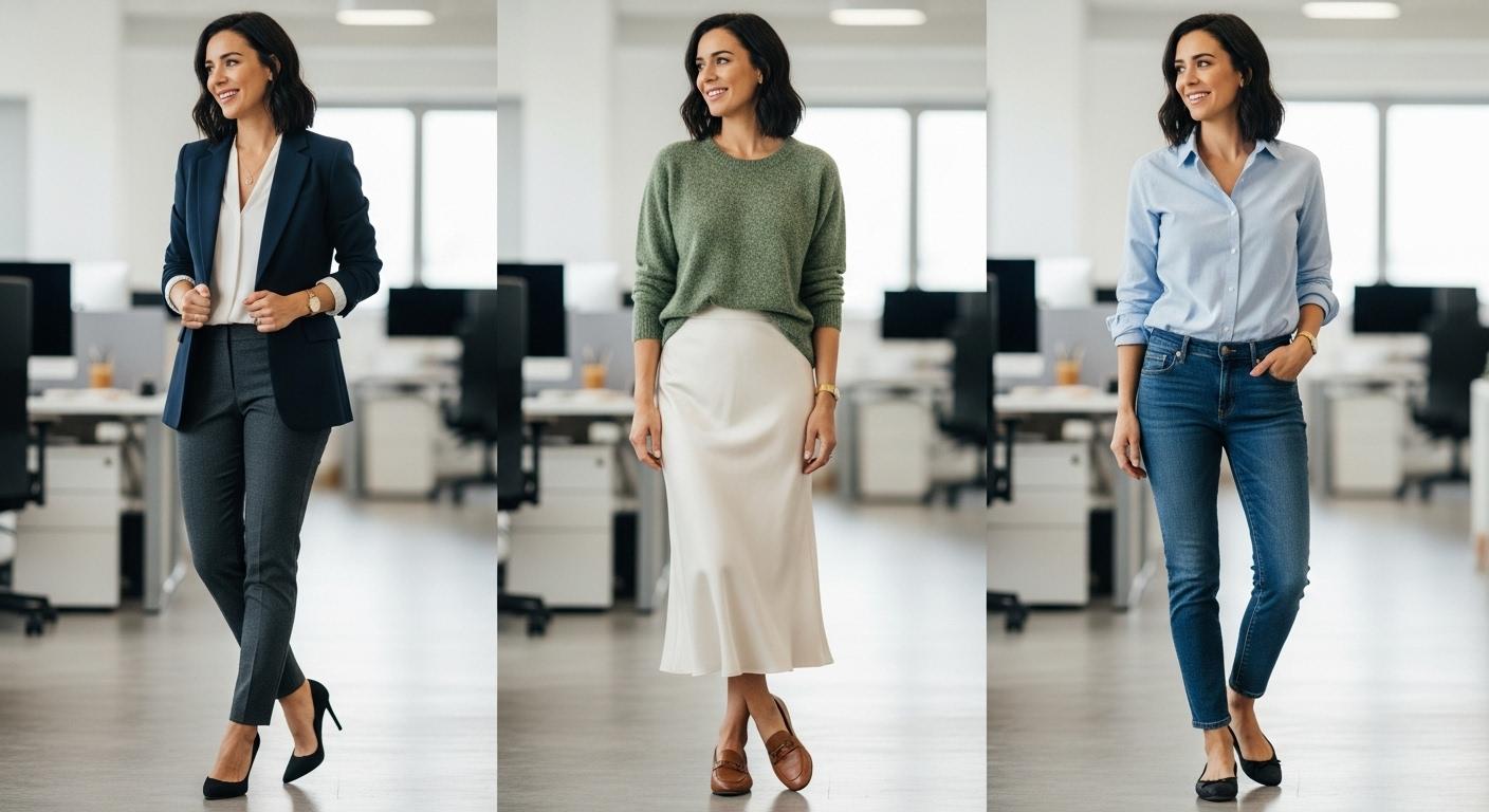 Jakie buty pasują do stylu business casual? Obcasy, loafersy, baleriny