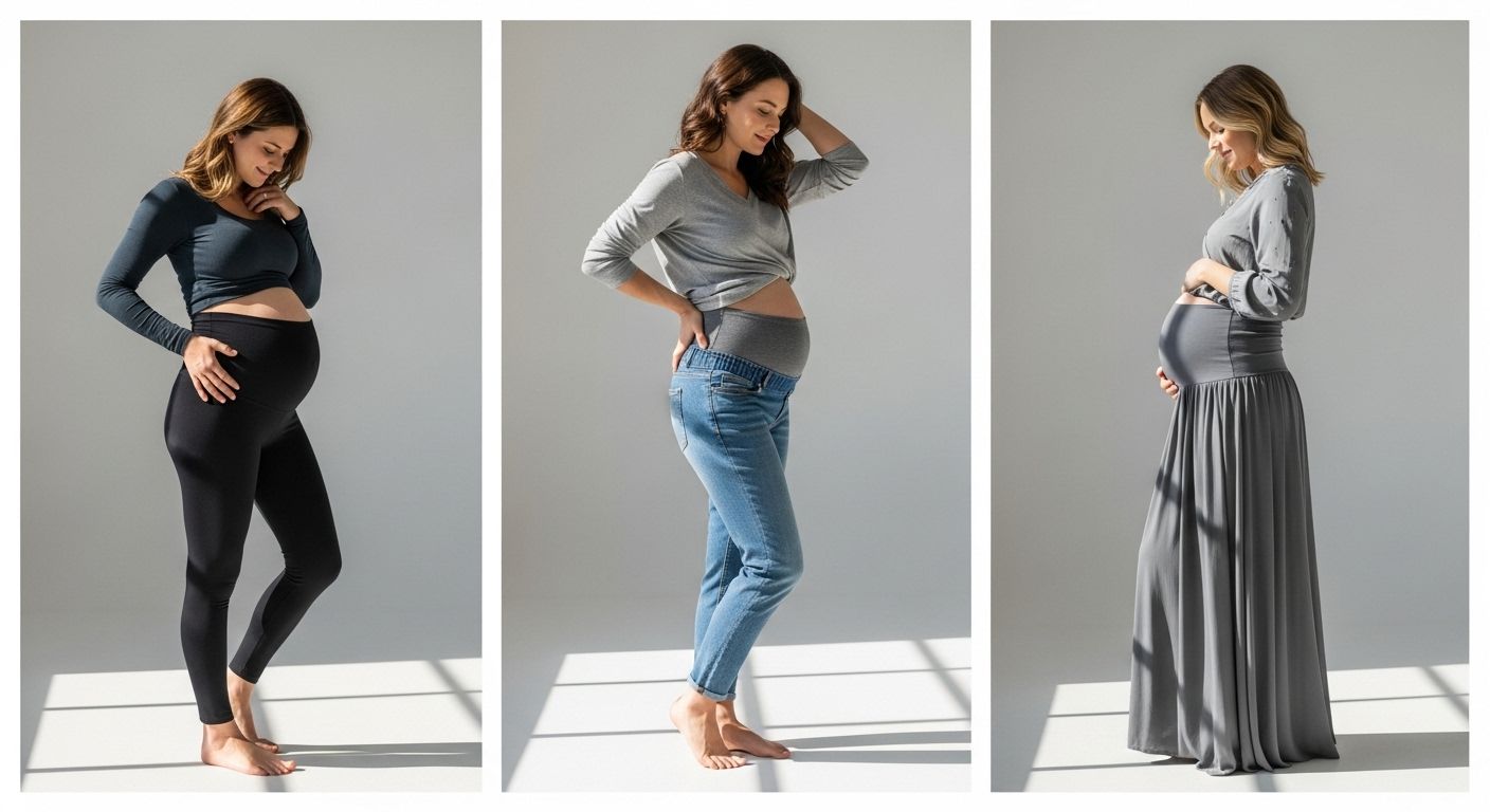 Legginsy, jeansy i spódnice ciążowe – jak wybrać te najlepsze?