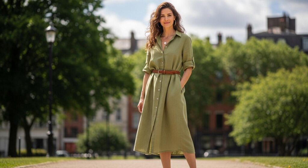 Sukienka koszulowa na co dzień