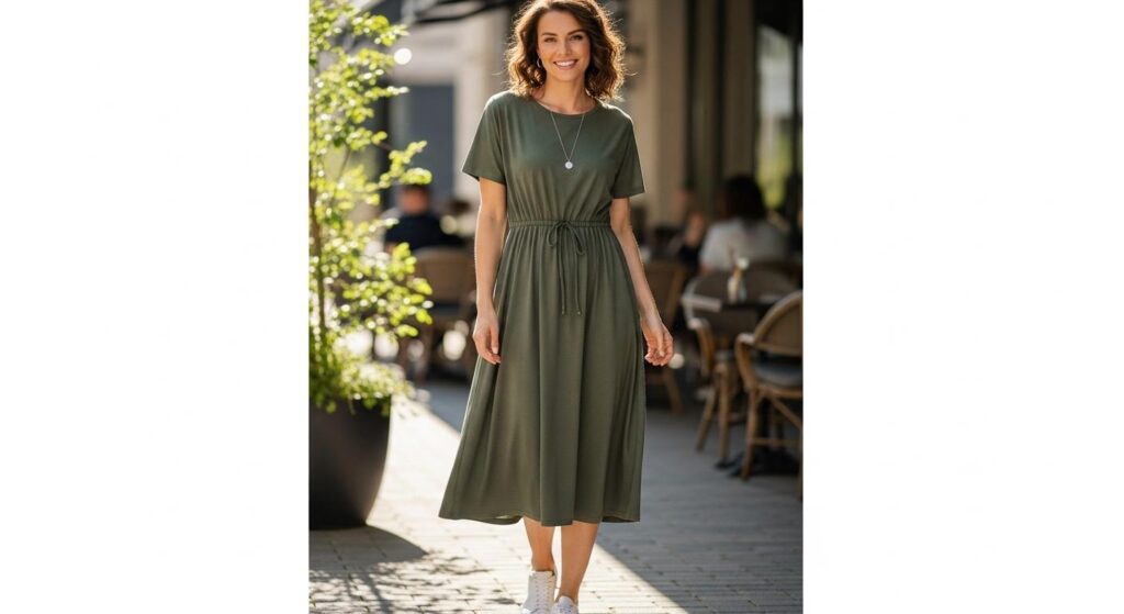 Sukienka midi na co dzień