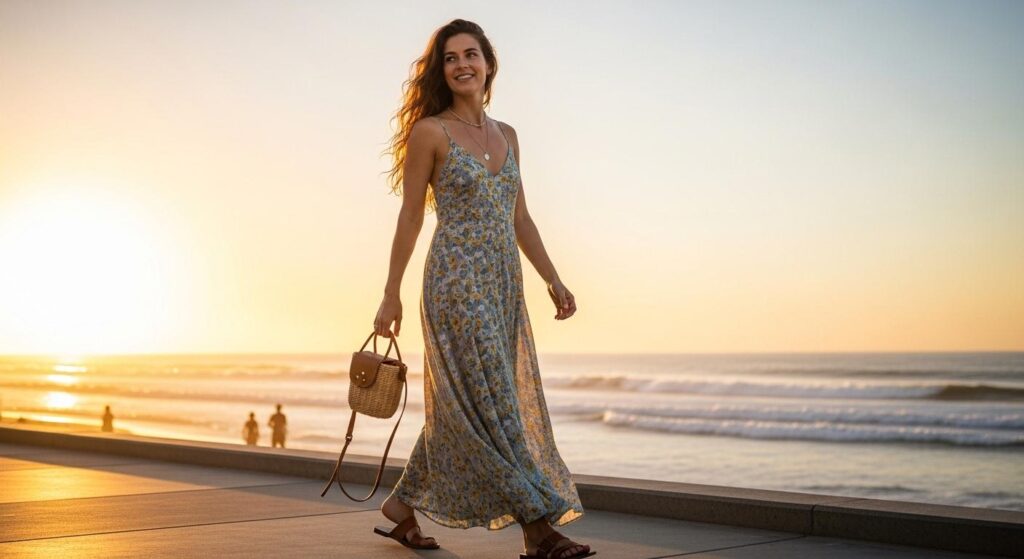 Sukienka maxi na co dzień