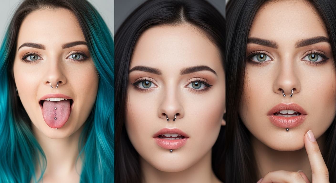 Piercing języka, wargi, brody – rodzaje i efekty wizualne