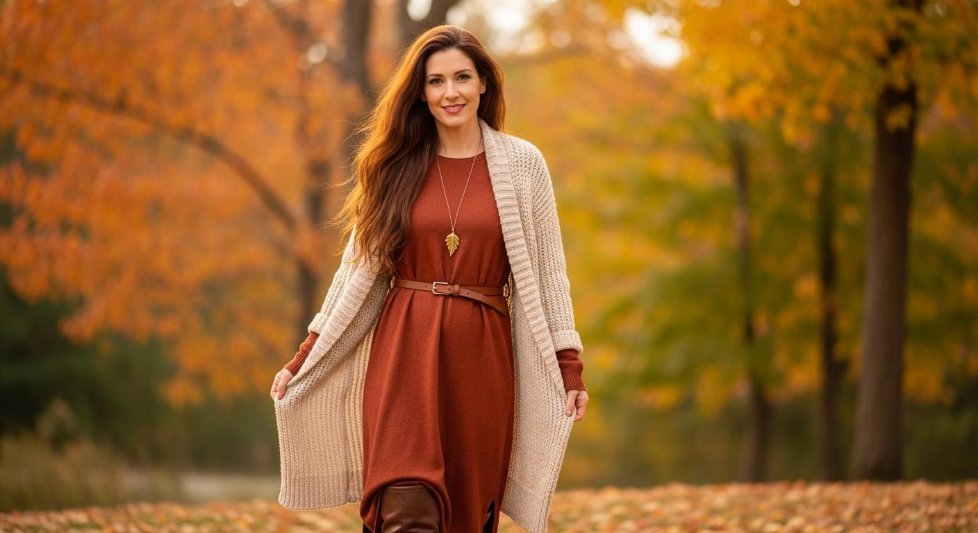 Jak nosić sukienki jesienią? Warstwowo i stylowo