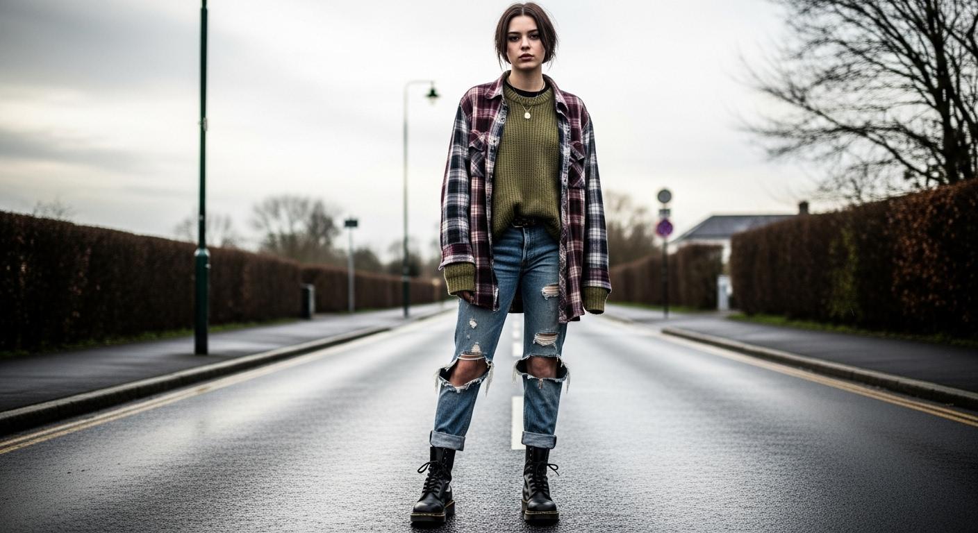 Styl grunge – buntowniczo i niedbale