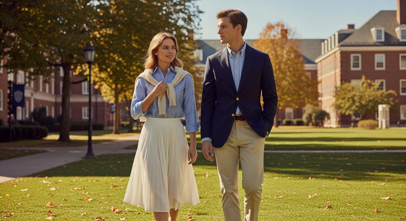 Styl preppy – młodzieżowy, uczelniany szyk (inspirowany Ivy League)