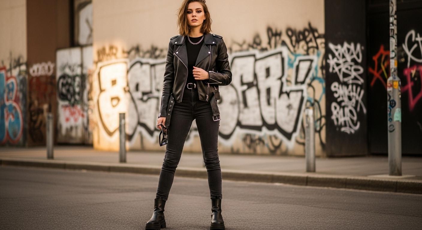 Styl rockowy – ramoneski, ćwieki i charakter