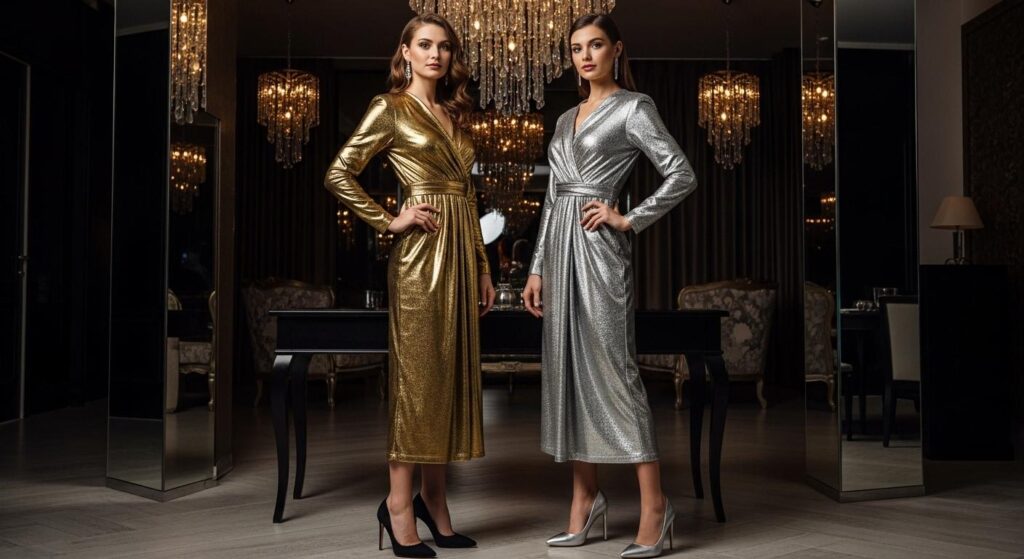 Jakie buty do złotej lub srebrnej sukienki? Idealne na wieczór