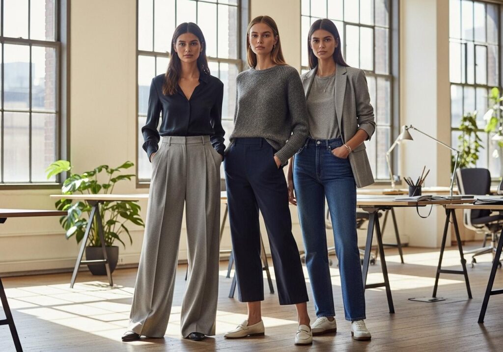 Kobiety w jesiennej stylizacji