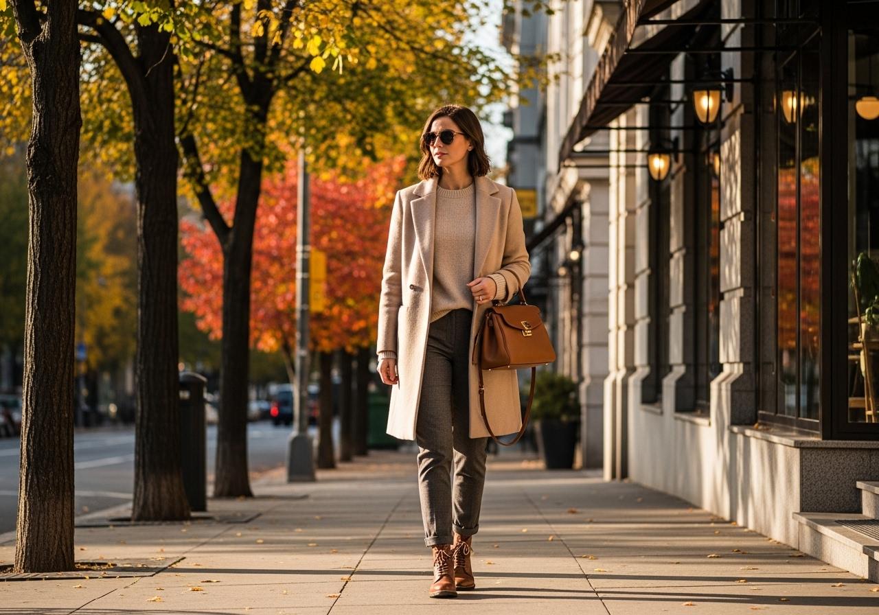 Jak łączyć elegancję z komfortem jesienią – stylizacje do pracy i na weekend