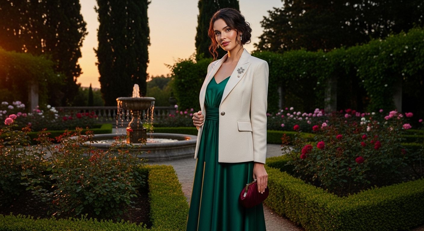 Jaki żakiet do długiej sukienki?