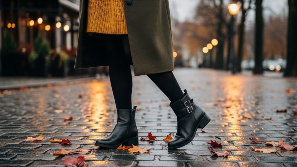 Jakie buty do czarnych rajstop?