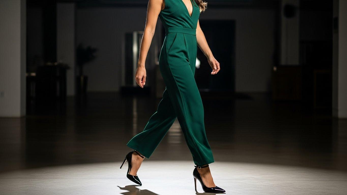 Jakie buty do damskiego kombinezonu?