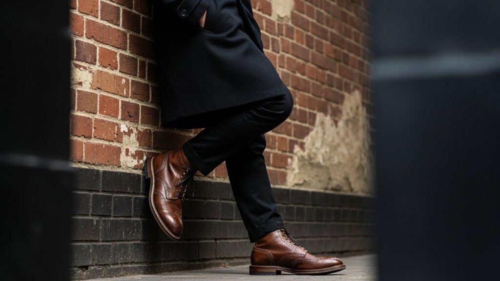 Jakie buty do męskiego płaszcza?