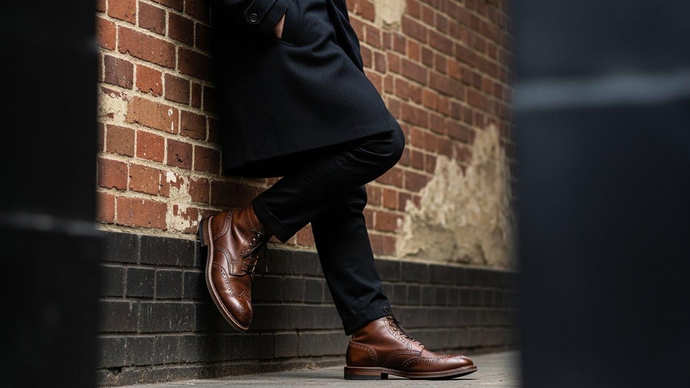 Jakie buty do męskiego płaszcza?
