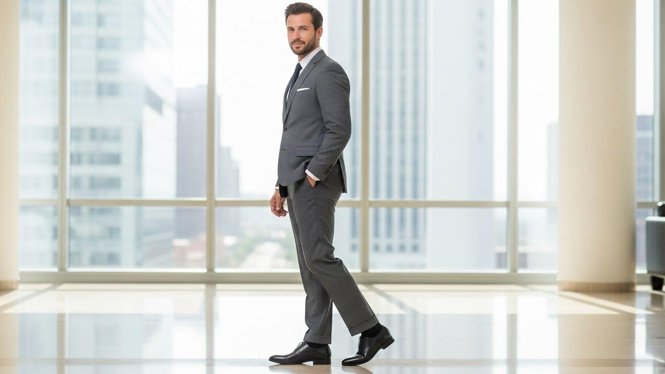 Jakie buty do szarego garnituru?